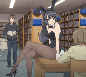 A cute manga is cute. Source: Seishun Buta Yarou wa Bunny Girl