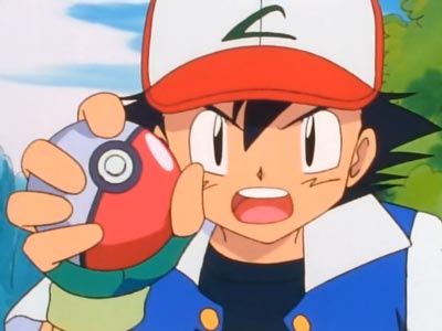 Ash Ketchum, Satoshi サトシ, example of lines drawn on a character's cheeks, kote-sen コテ線.