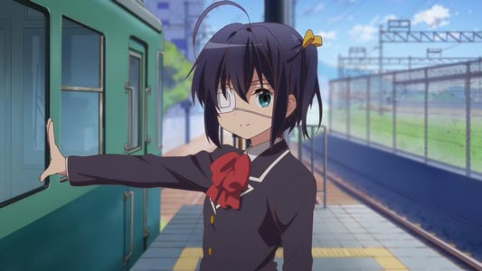 Takanashi Rikka 小鳥遊六花, example of doyagao どや顔.