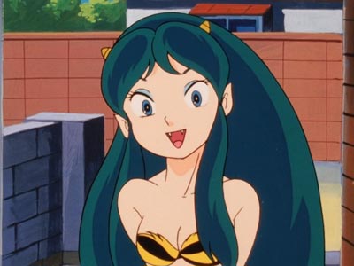 Lum ラム, example of anime character with "fangs," kiba 牙.