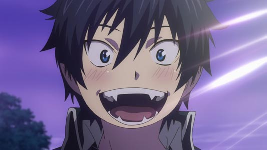 Okumura Rin 奥村燐, example of fangs.