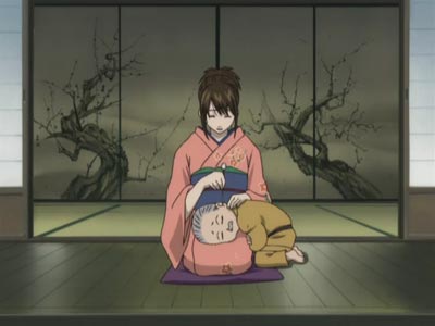 Shimura Tae 志村妙 and Yagyuu Binbokusai 柳生 敏木斎, example of "lap pillow," hizamakura 膝枕, and ear-cleaning, mimi-kaki 耳かき.
