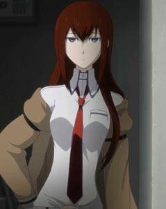 Makise Kurisu 牧瀬紅莉栖, example of nekupai ネクパイ.