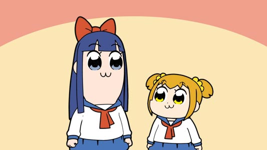 Pipimi ピピ美 and Popuko ポプ子, example of nekoguchi 猫口.