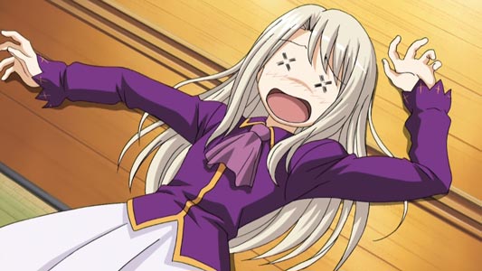 Illyasviel von Einzbern イリヤスフィール・フォン・アインツベルン, example of "X eyes," batsu-me バツ目.